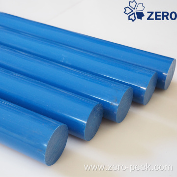 Blue color delrin rod